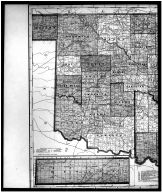 Oklahoma and Indian Territory Map - Left, Oklahoma County 1907